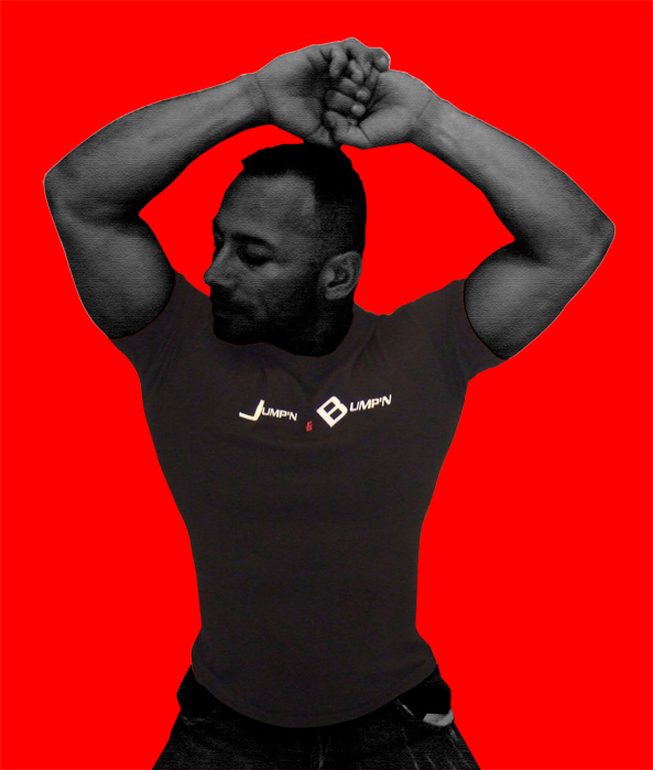 Black T-Shirt: JUMP