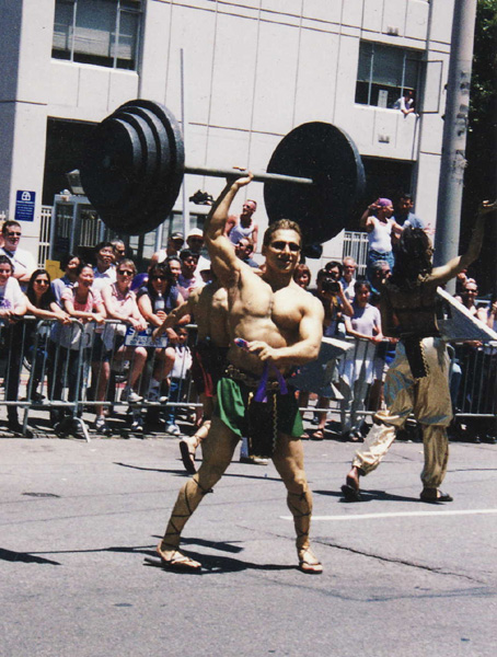 TROY With Barbell 1999